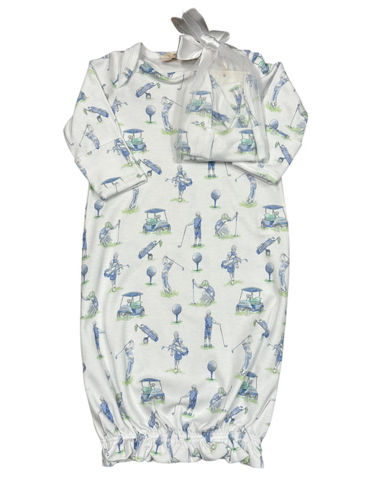 Golf Field Gown & Hat Set