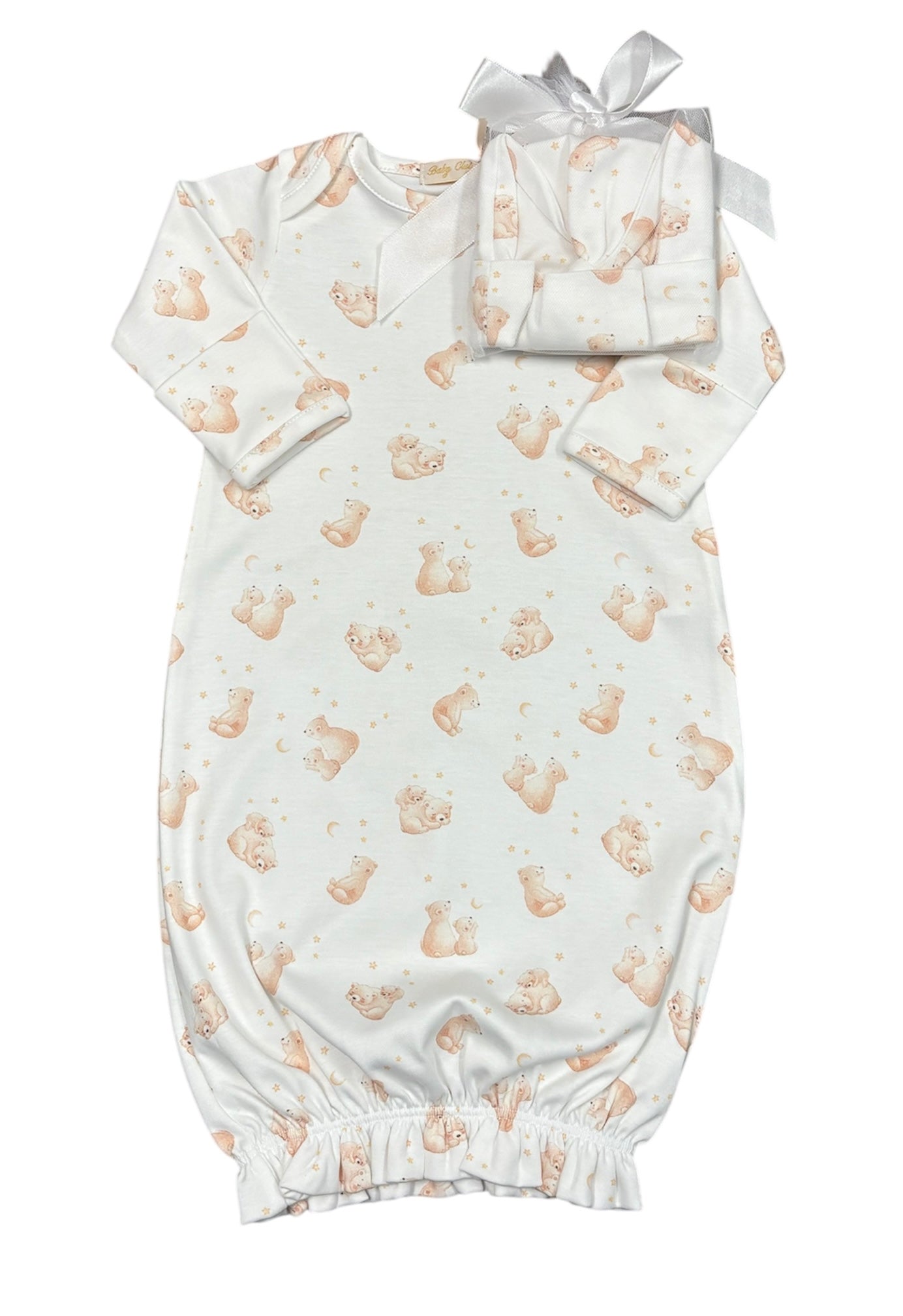 Teddy's Dreamland Gown & Hat Set