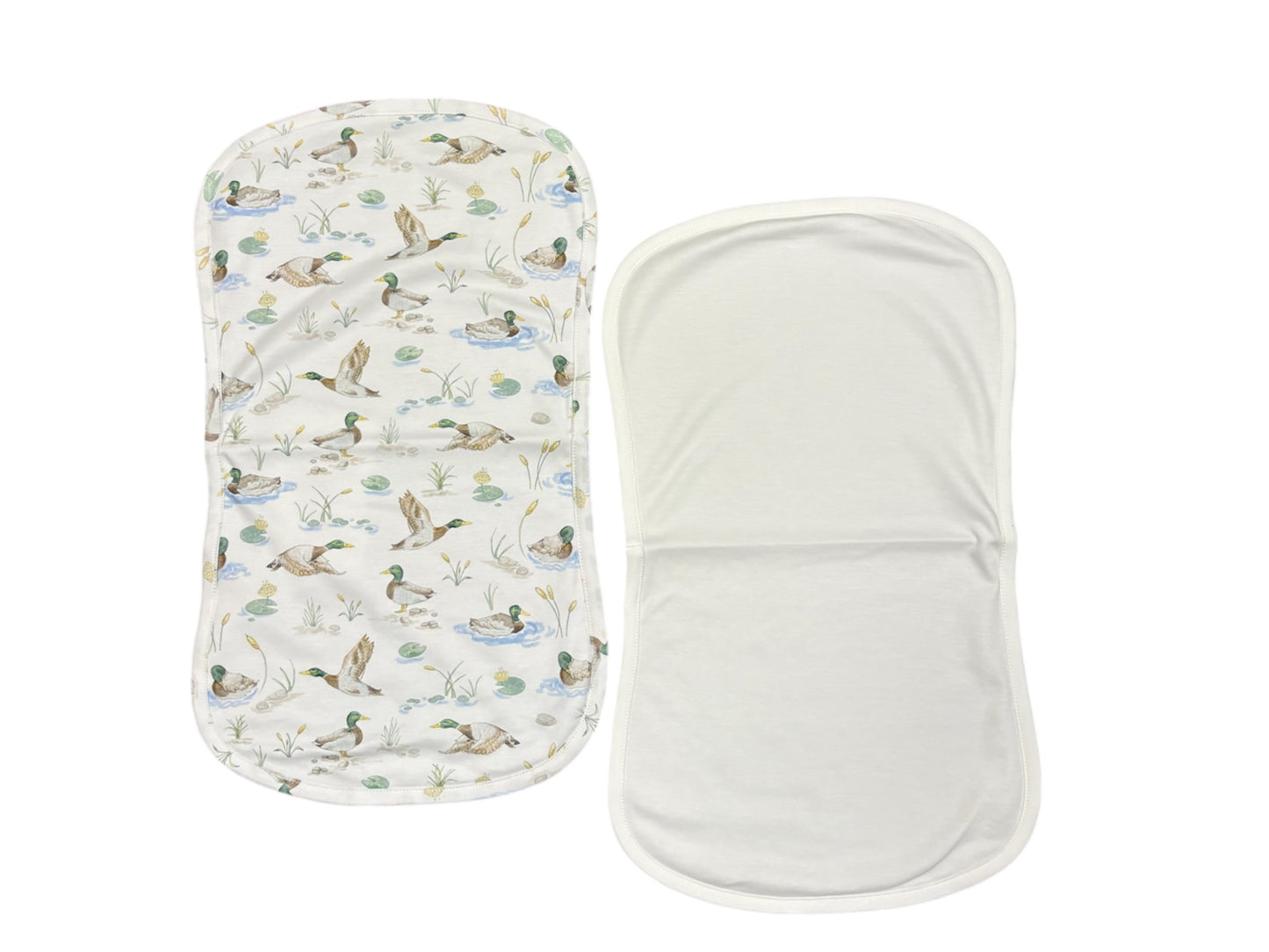 Mallard Ducks Burp Cloth Set