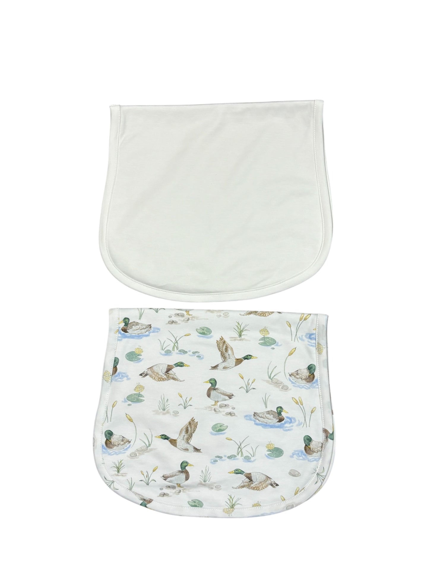Mallard Ducks Burp Cloth Set