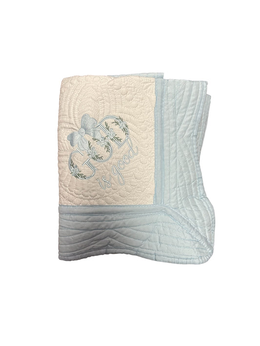 Blue God is Good Blanket