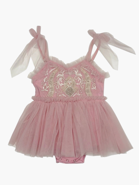 Livia Baby Onesie Pink