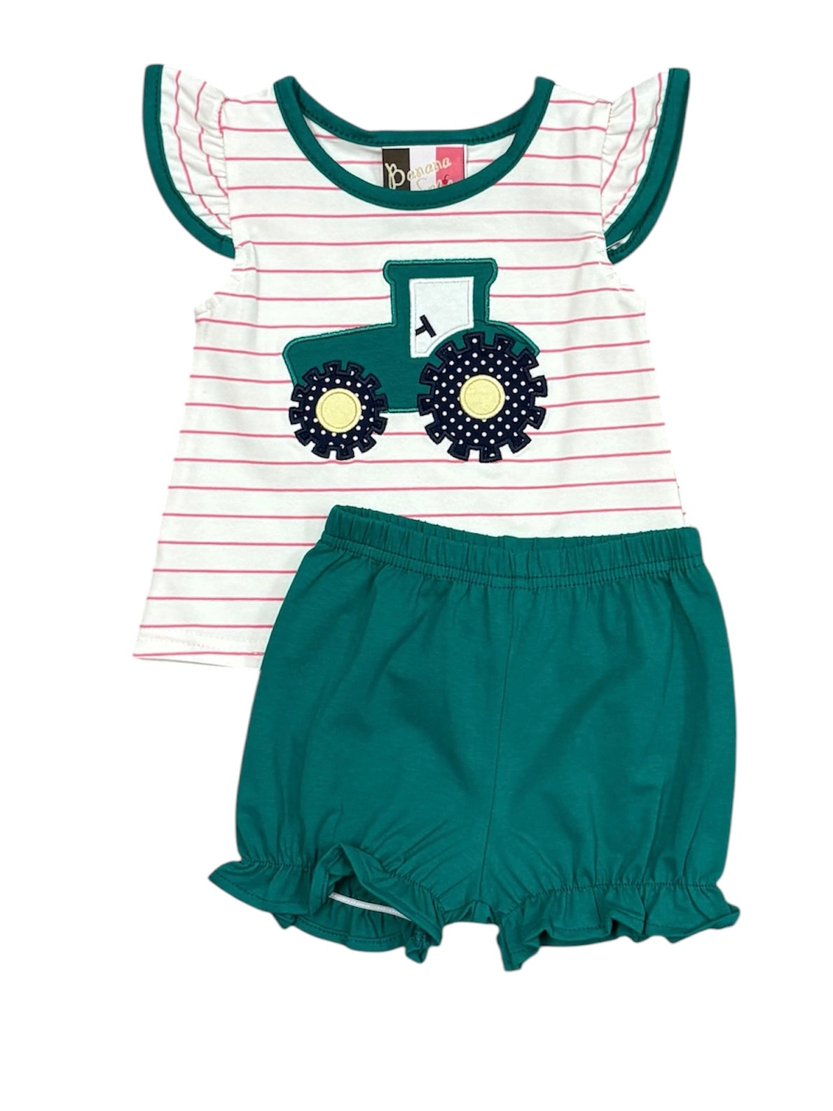 Tractor Applique A/S Bloomer Set