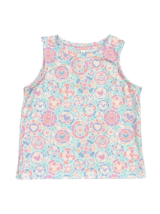 Kalidescope Heart Tank Top