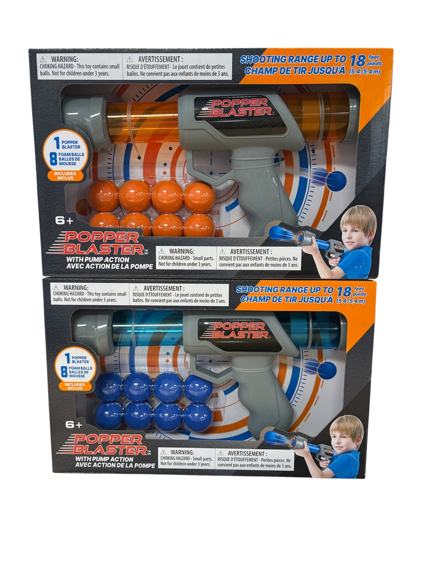Popper Blaster Set - 8 Balls