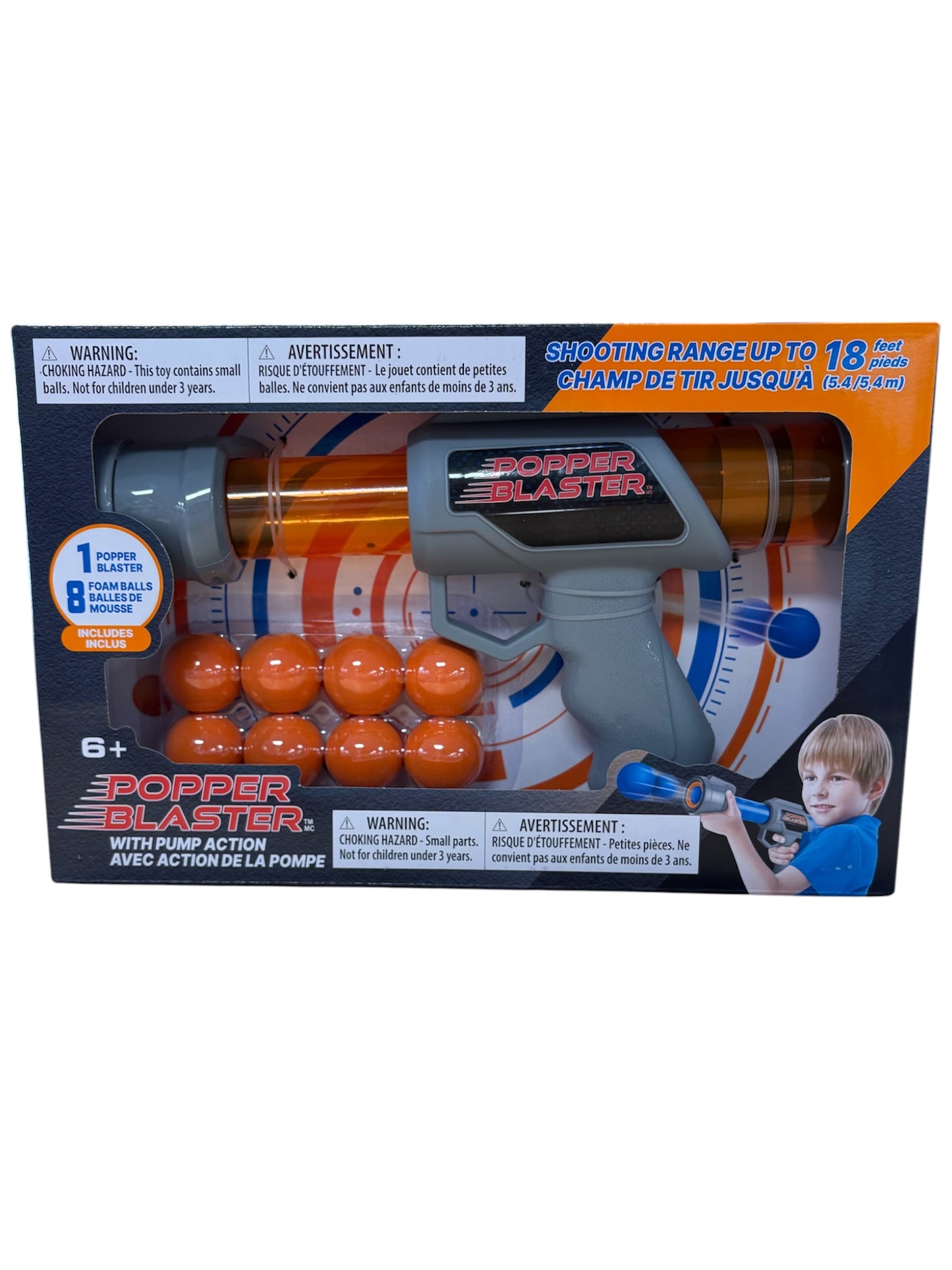 Popper Blaster Set - 8 Balls