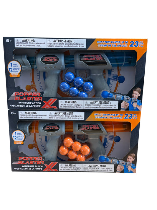 Popper Blaster Set - 12 Balls