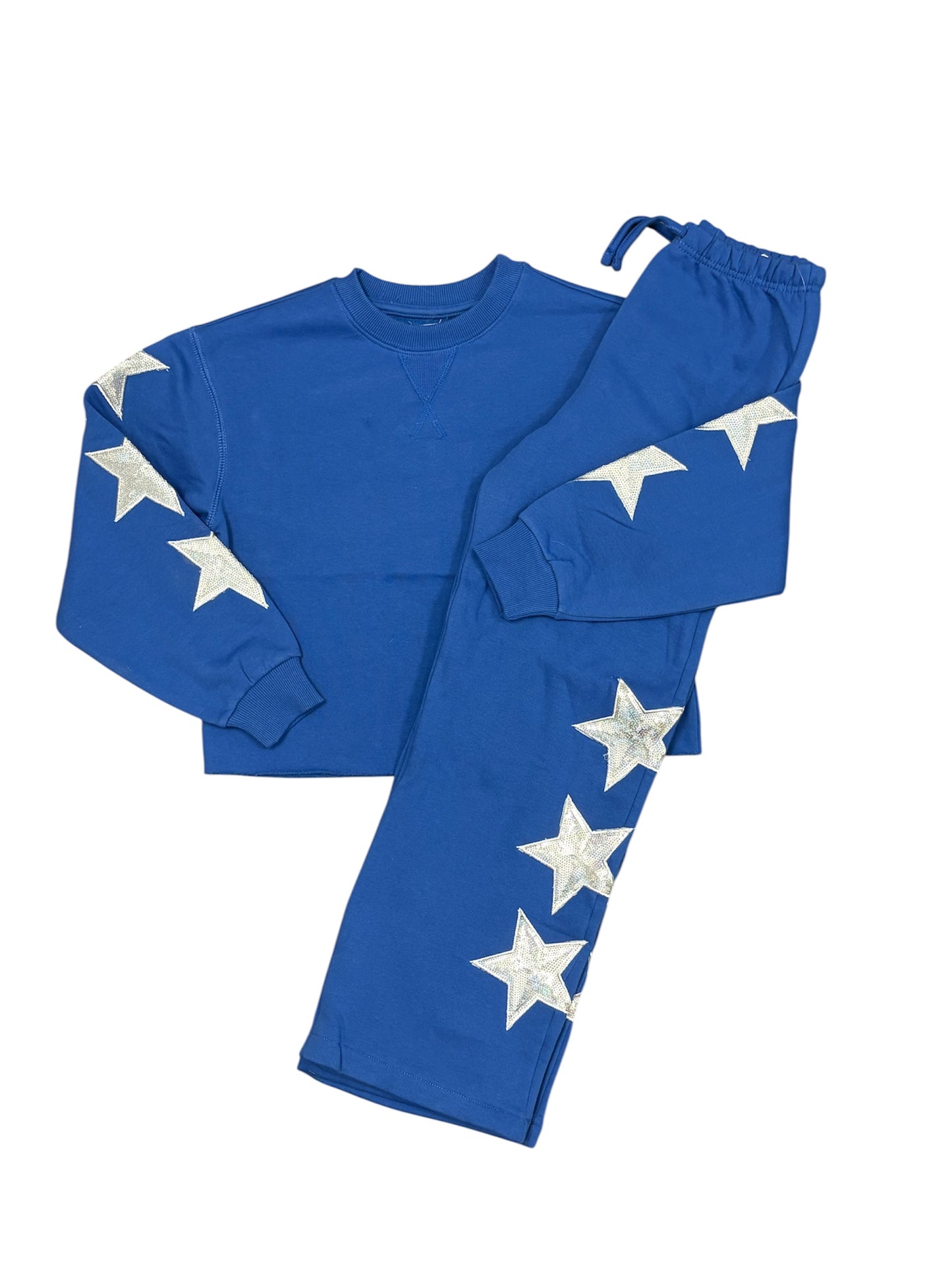 Nautical Blue Sequin Stars Set