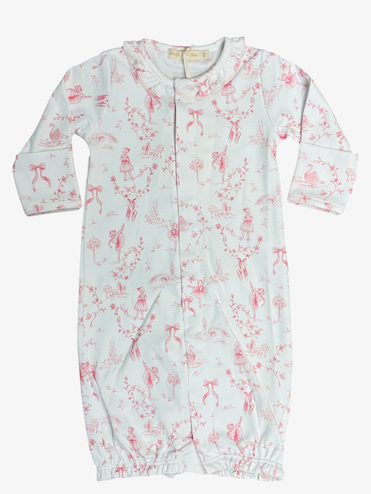Grace In Toile Ruffle Convertible Gown