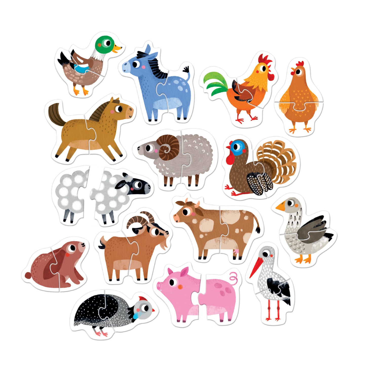 Progressive Puzzle - Farm Animals