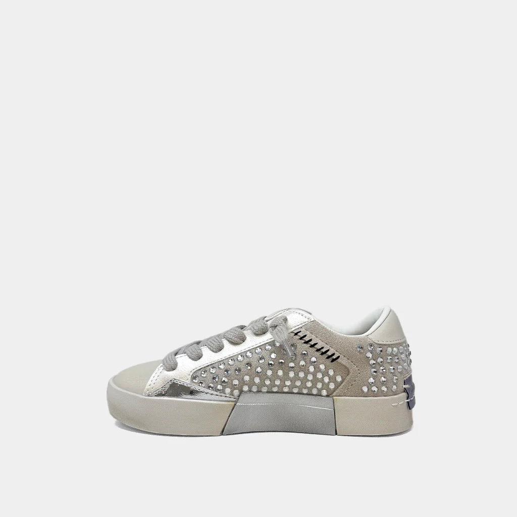 Grey Studded Ruby Sneakers