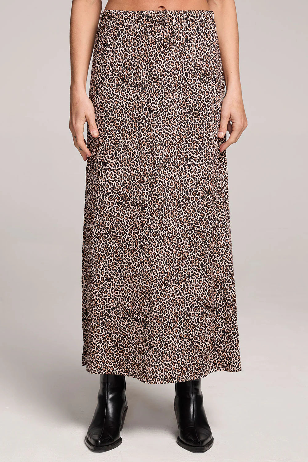 Seraphyne Leopard Midi Skirt
