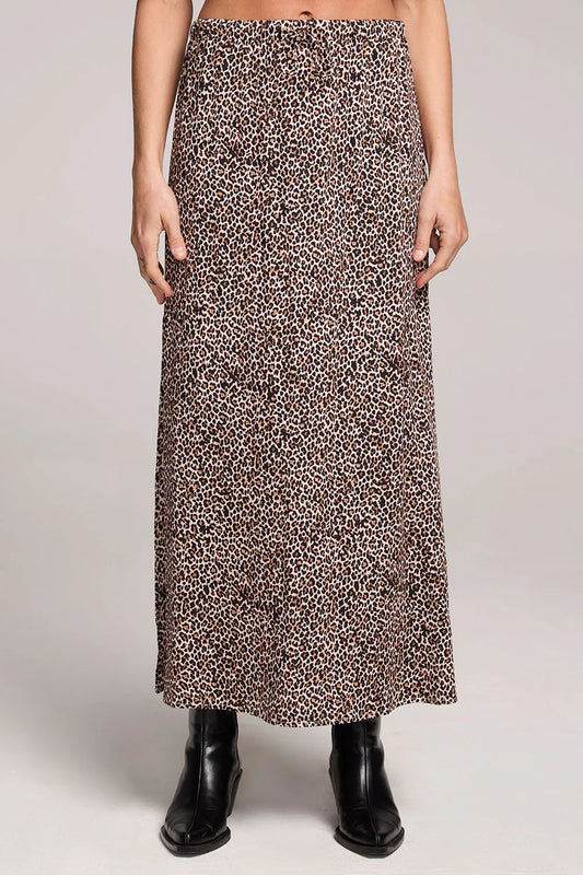 Seraphyne Leopard Midi Skirt