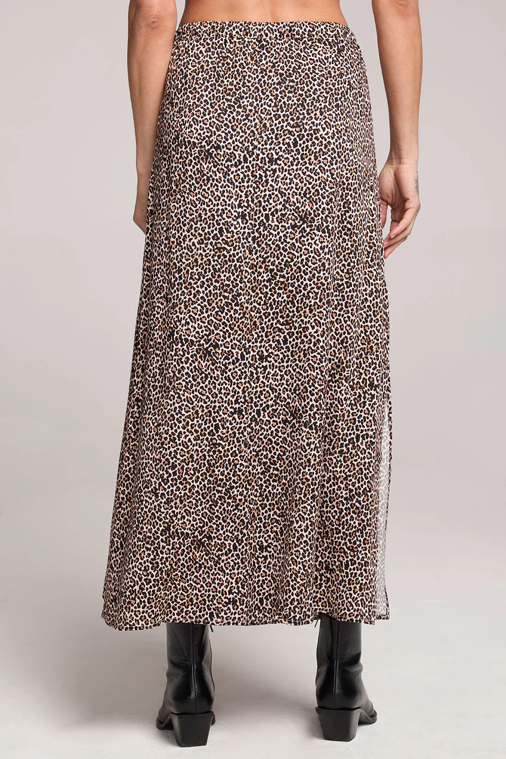 Seraphyne Leopard Midi Skirt