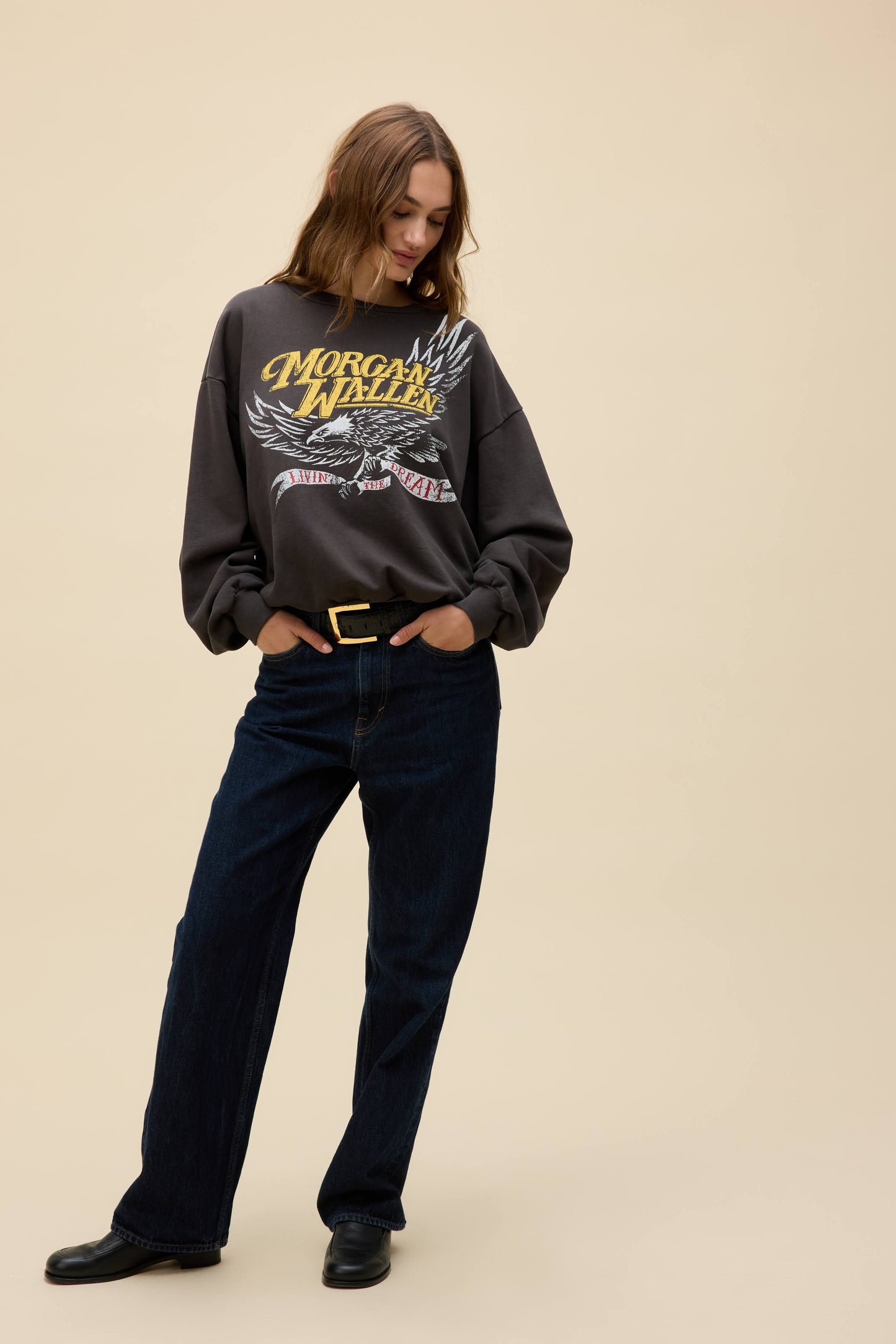 Morgan Wallen Classic Eagle Oversized Sweatshirt