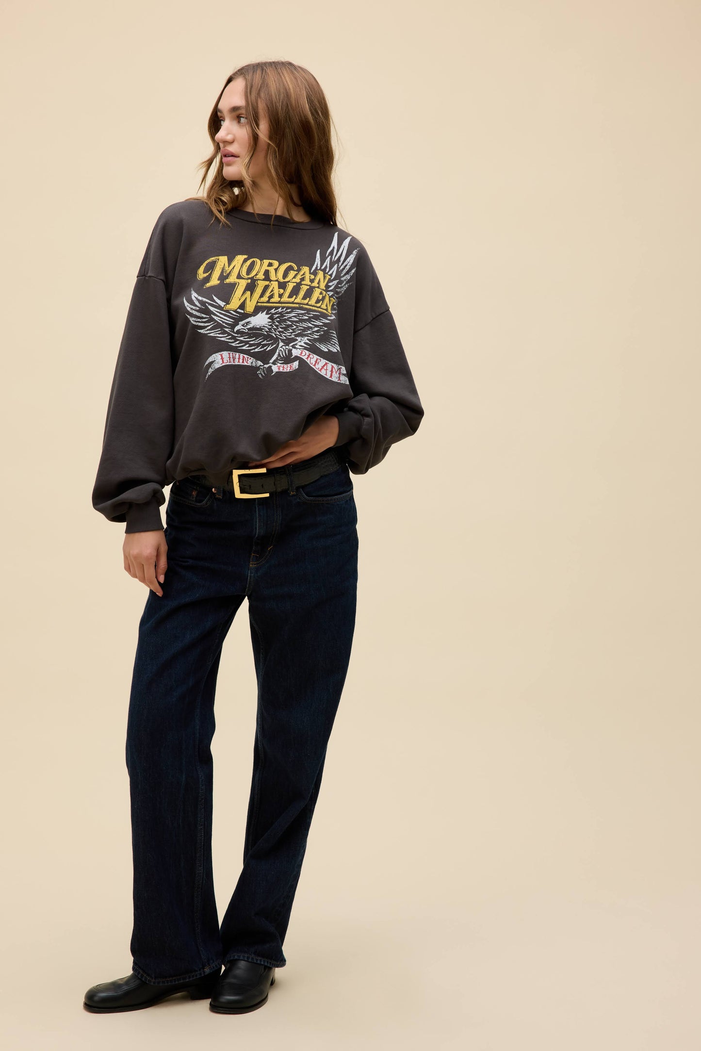 Morgan Wallen Classic Eagle Oversized Sweatshirt