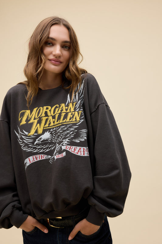 Morgan Wallen Classic Eagle Oversized Sweatshirt