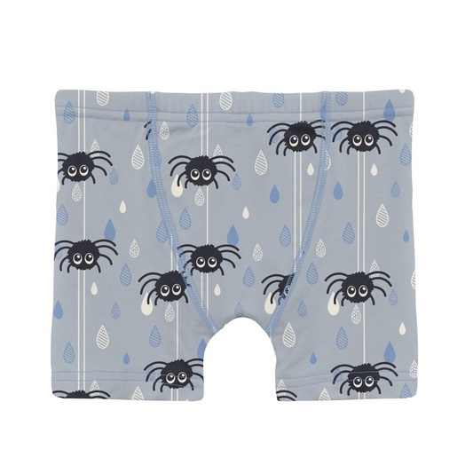 Pearl Blue Itsy Bitsy Spider Boxer Brief