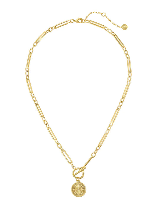 Solara Coin Link Necklace