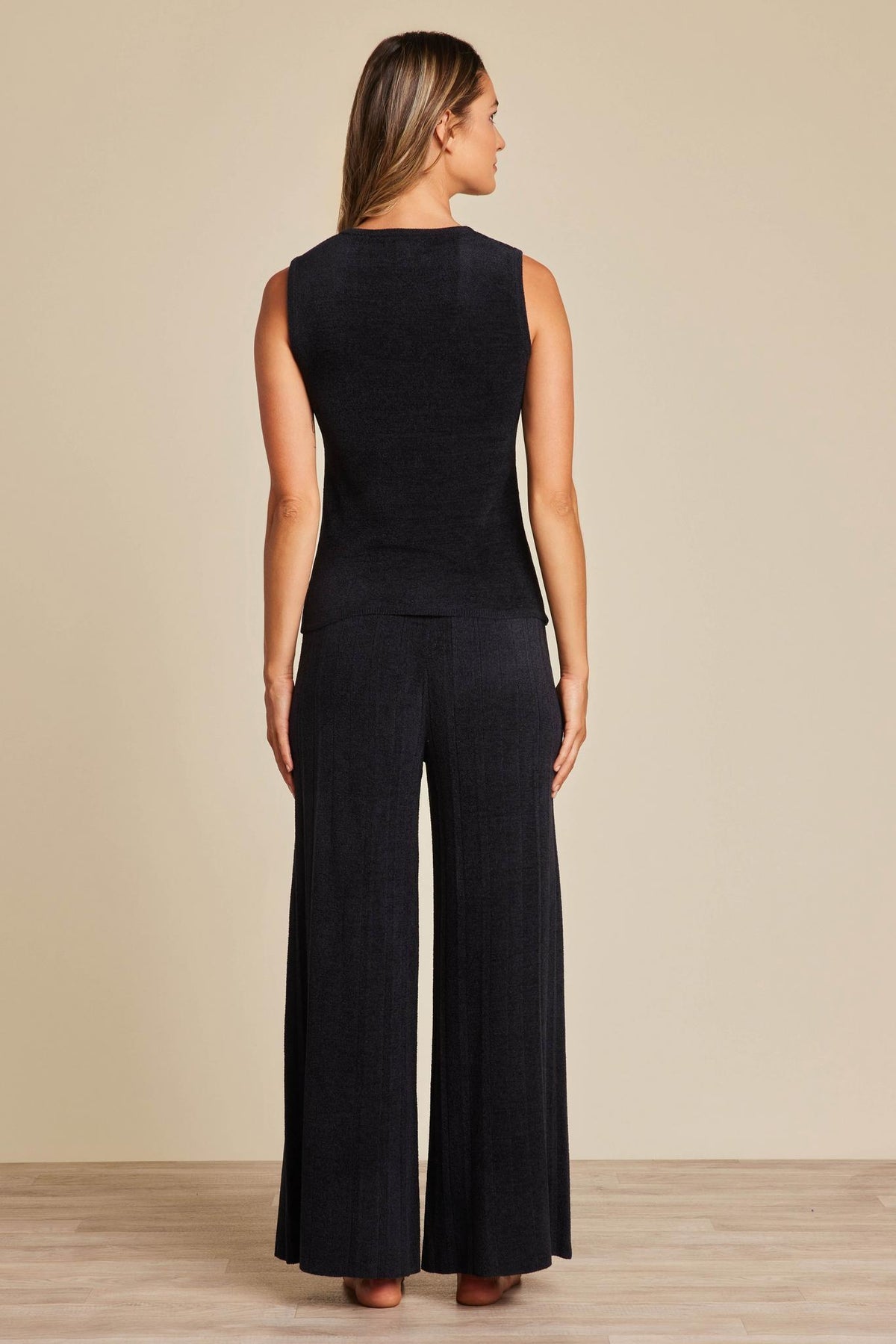 Barefoot Dreams CozyChic Ultra Light Palazzo Pant - Black