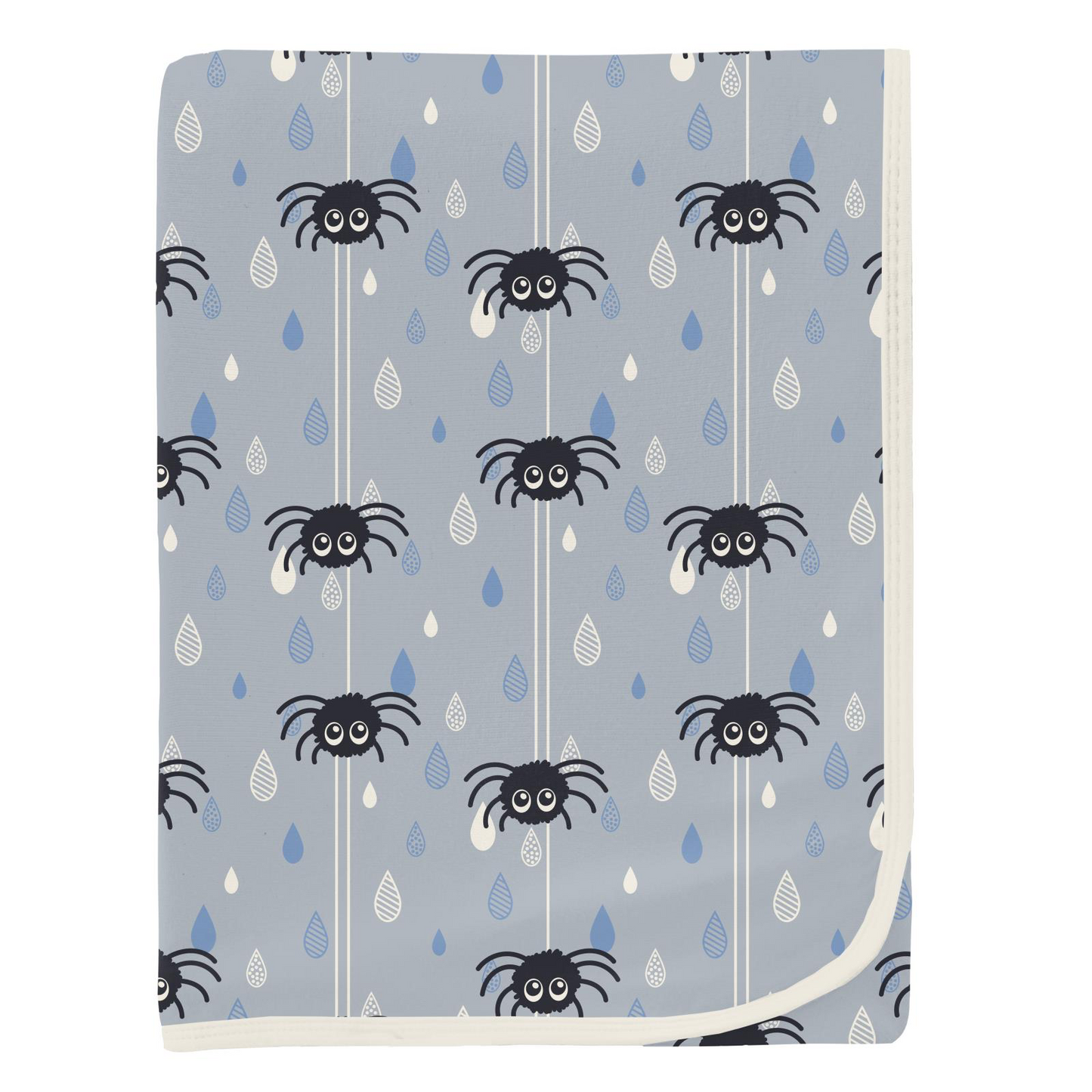 Pearl Blue Itsy Bitsy Swaddle Blanket