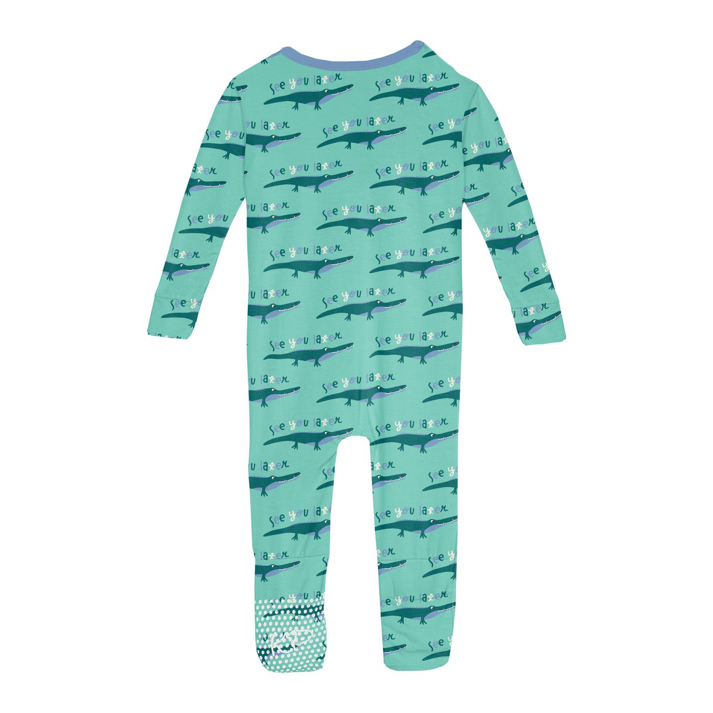 Glass Later Alligator Convertible Sleeper w Zipper