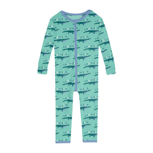 Glass Later Alligator Convertible Sleeper w Zipper