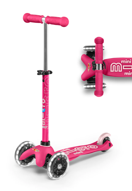 Micro Mini LED Scooter - Pink