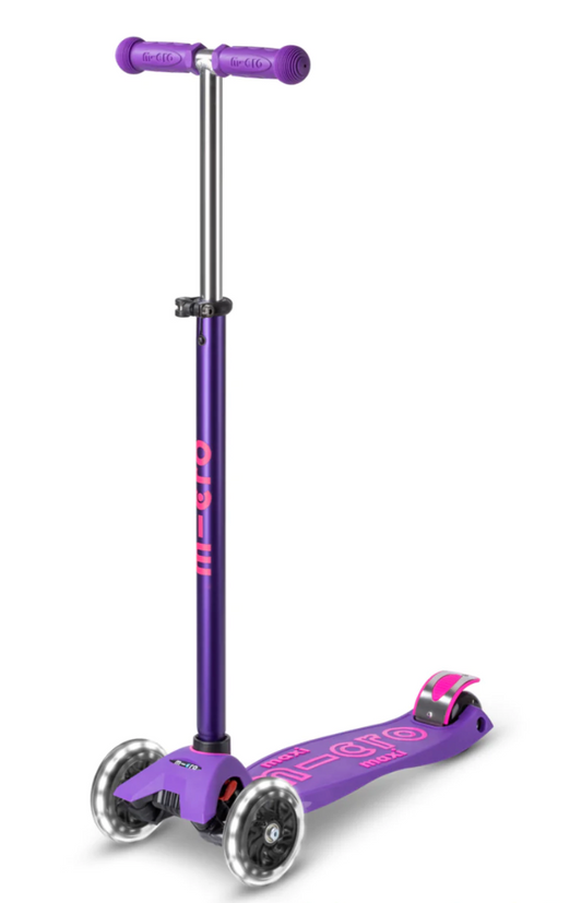 Micro Maxi LED Scooter - Purple/Pink