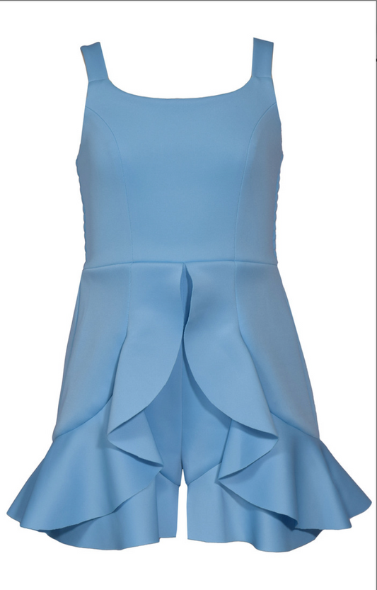 Cascade Blue Scuba Romper