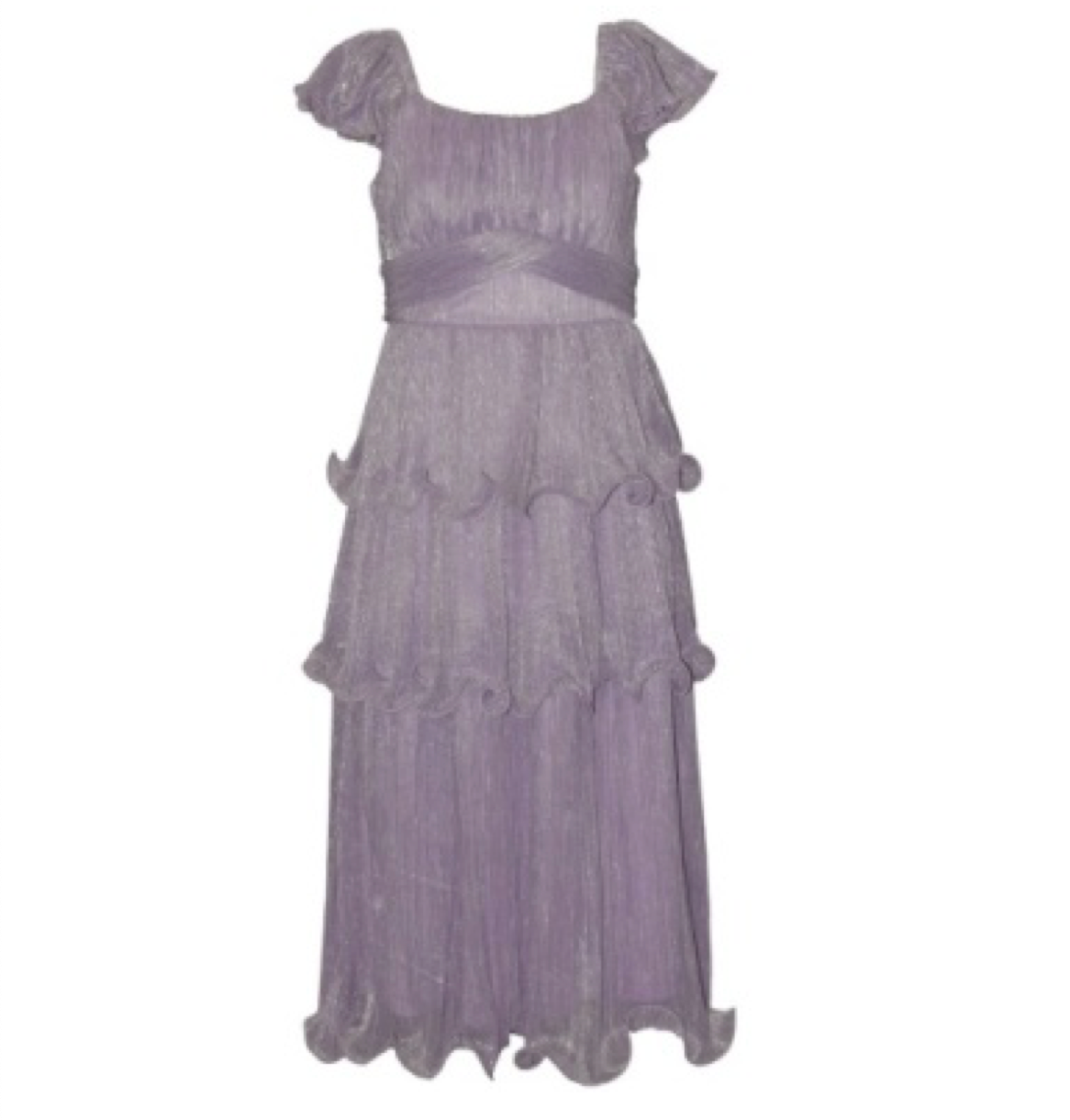 Lavender Shimmer Maxi Dress