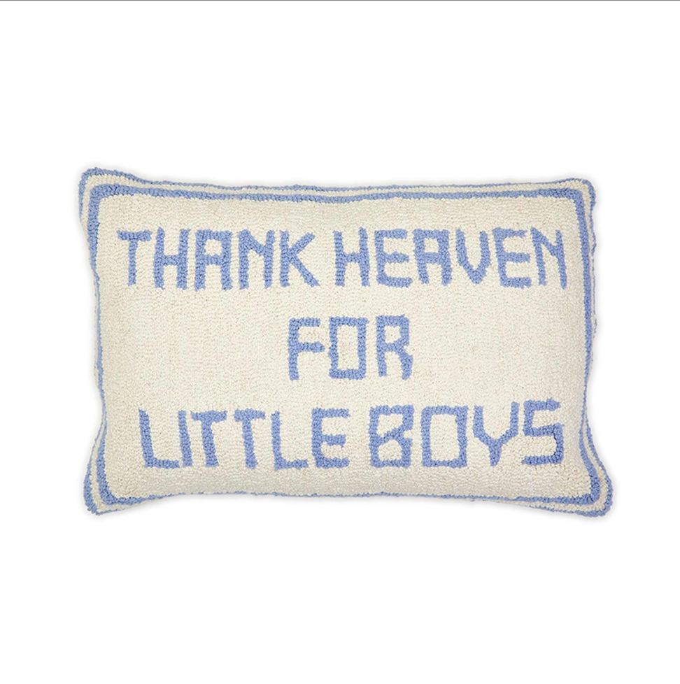 Thank Heaven Embroidered Pillows