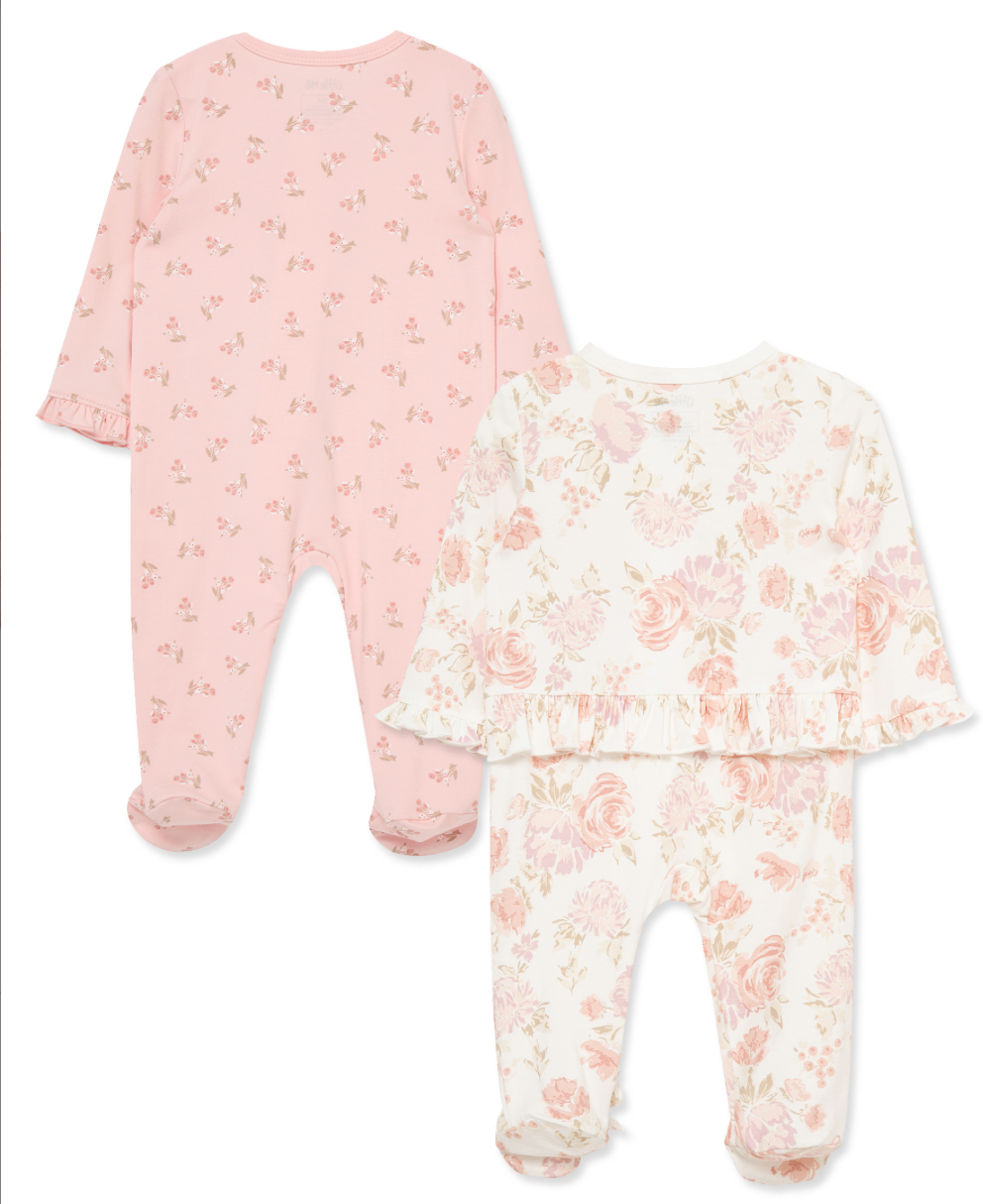Fab Floral 2pk Footies