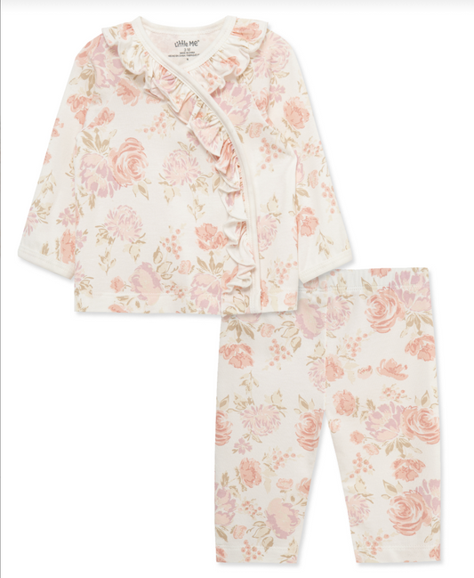 Floral Cardigan Set