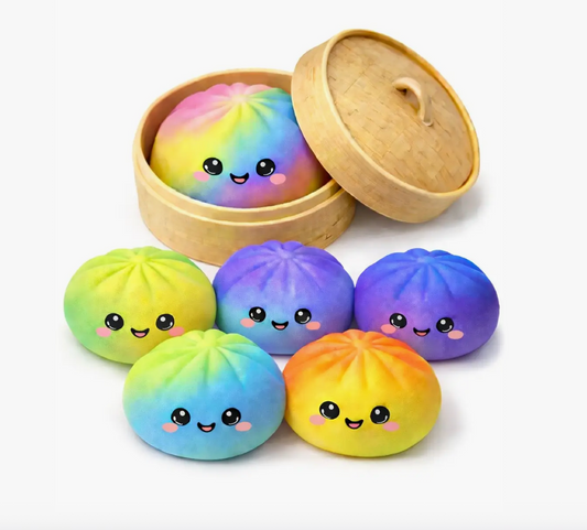 4" Tie-Dye Mystery Squishy Dumpling