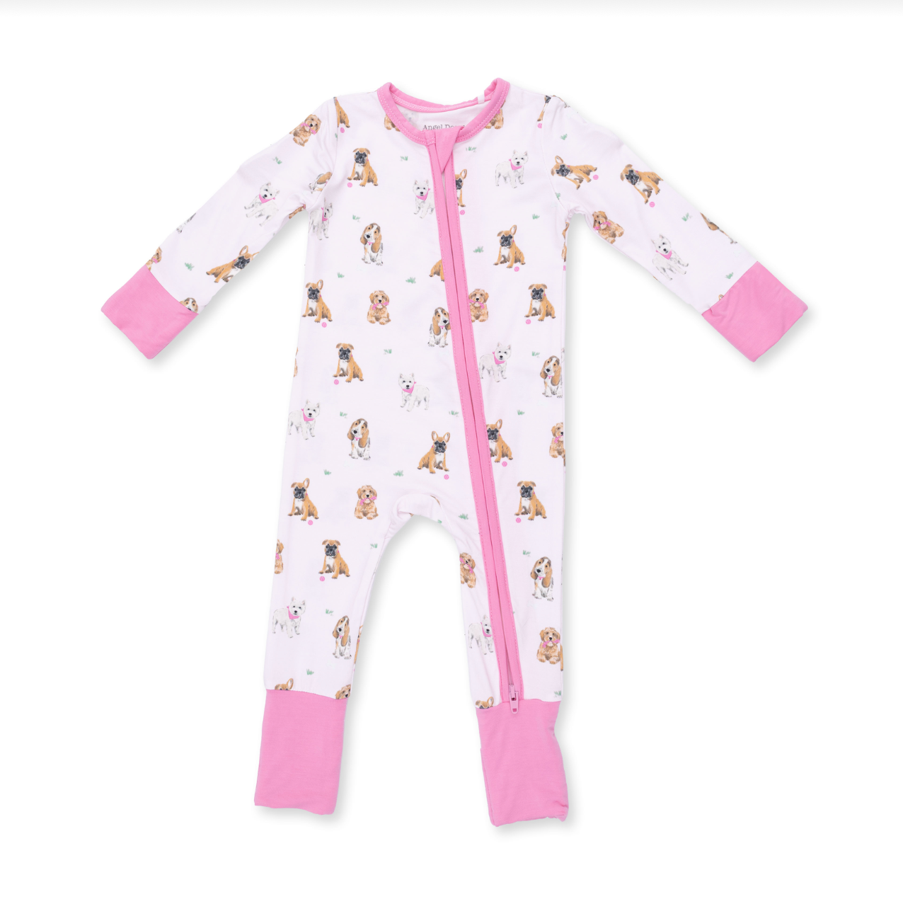 Pink Besite Dogs Convertible Romper