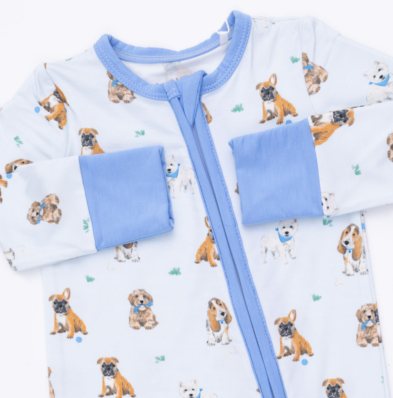 Blue Besite Dogs Convertible Romper
