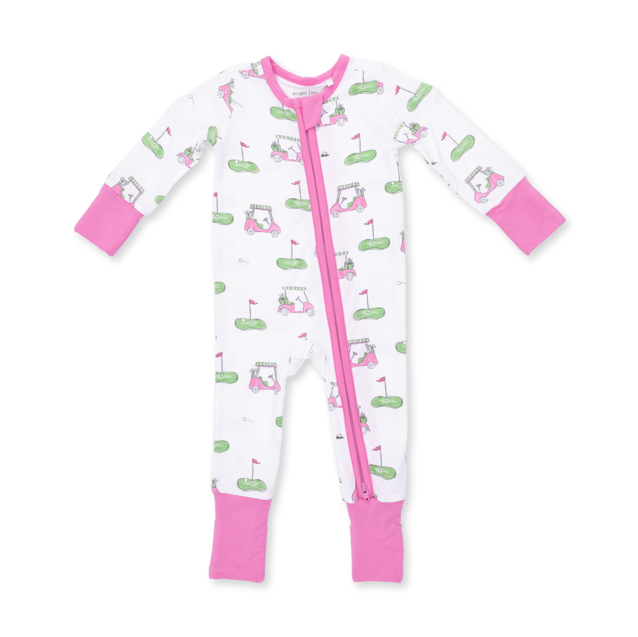 Pink Golf Carts Convertible Romper