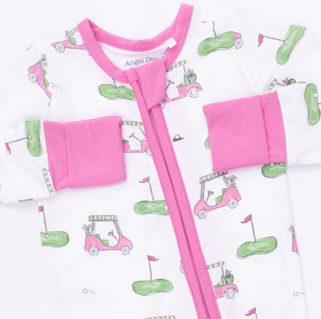 Pink Golf Carts Convertible Romper