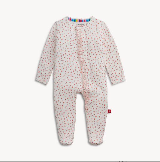 Apple Blossom Modal Ruffle Footie
