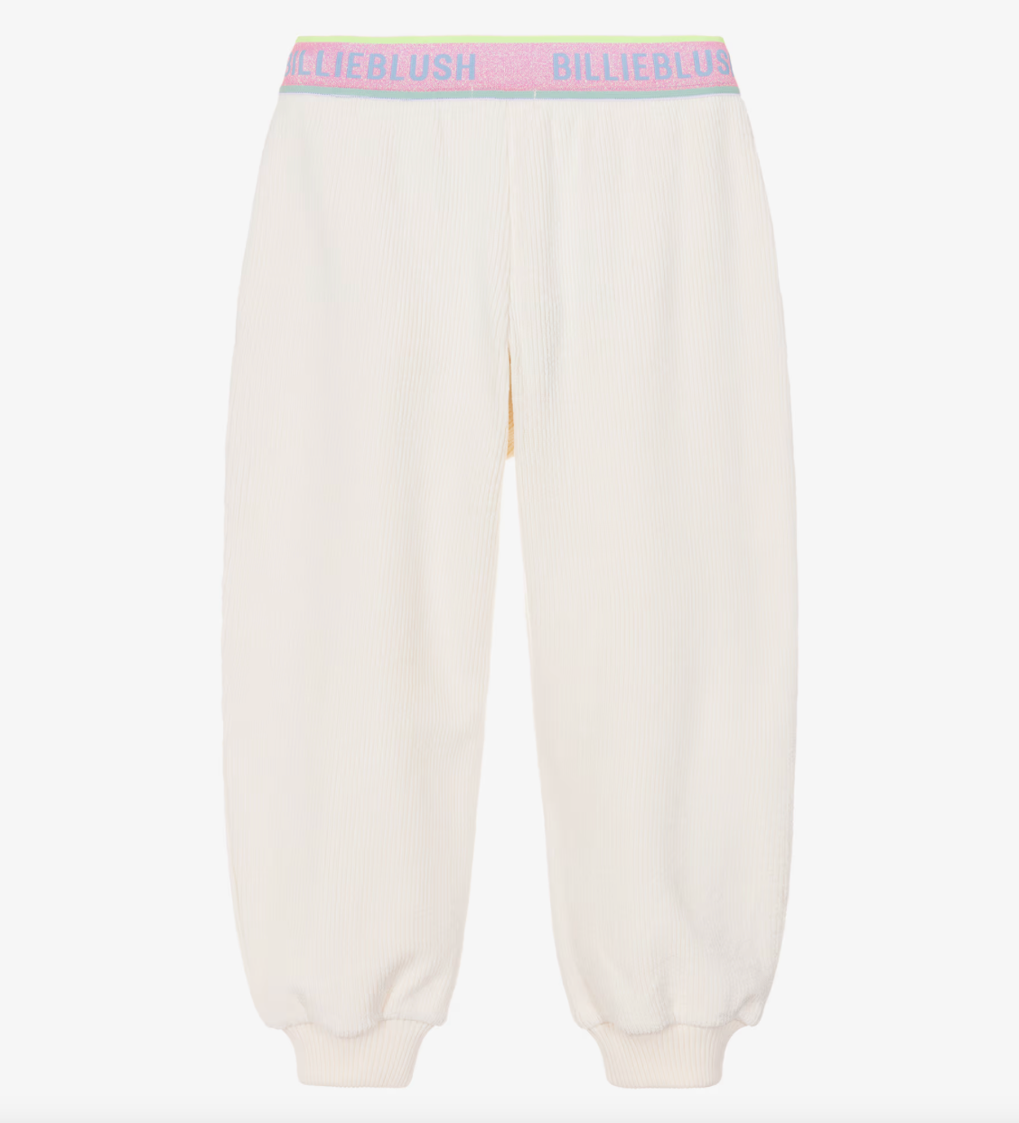 Ivory Corduory Fleece Joggers