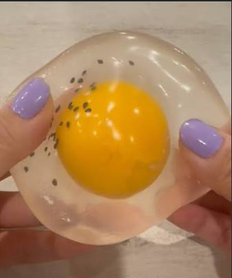 Wax Cracking Raw Egg Squishy