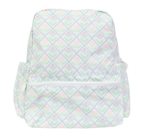 The Backpack/Pastel Floral Print