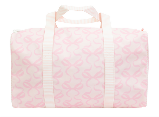 The Duffle Bag/Bows On Pink Print
