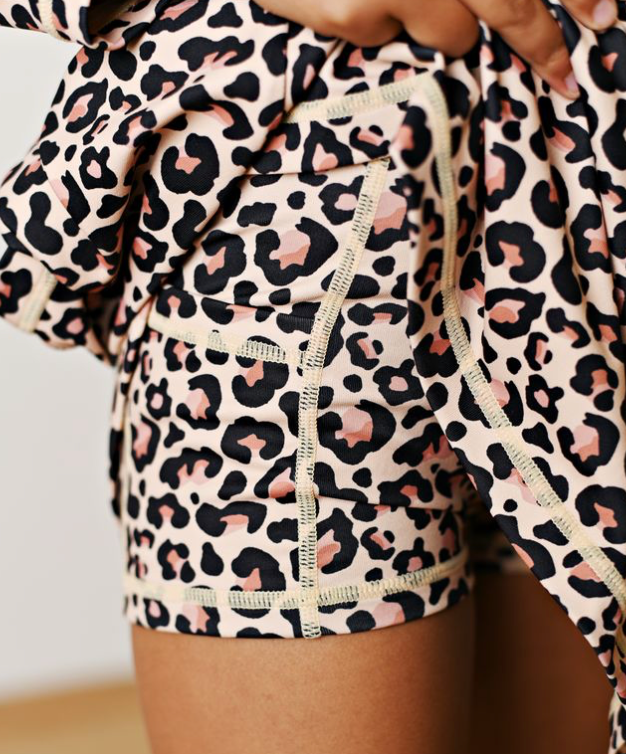 Leopard L/S Tennis Dress