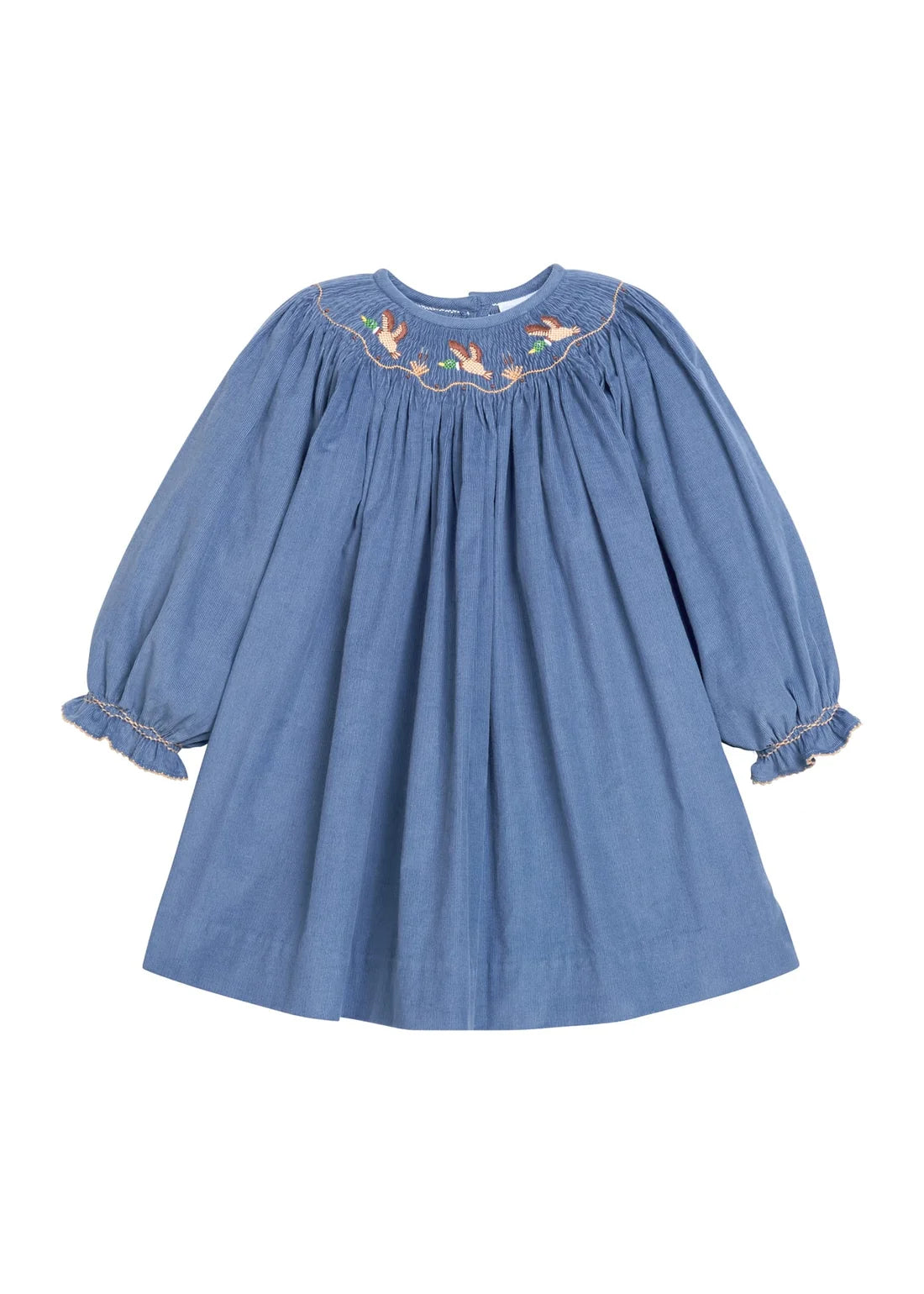 Smocked Bishop Dress - Flying Mallard