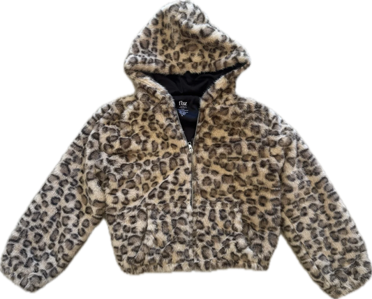 Brown Leopard Fur Jacket