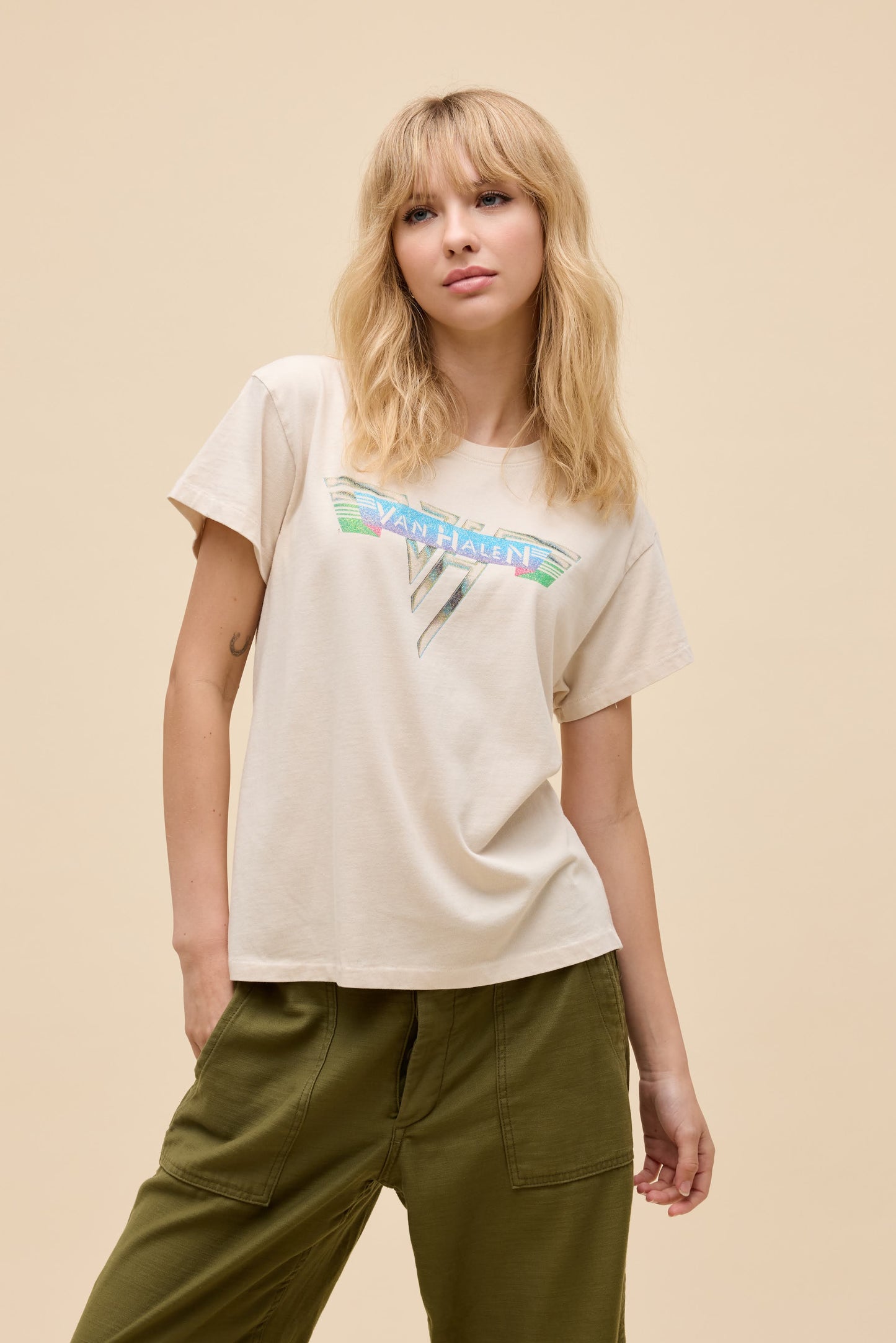 Van Halen Glitter Logo Tour Tee