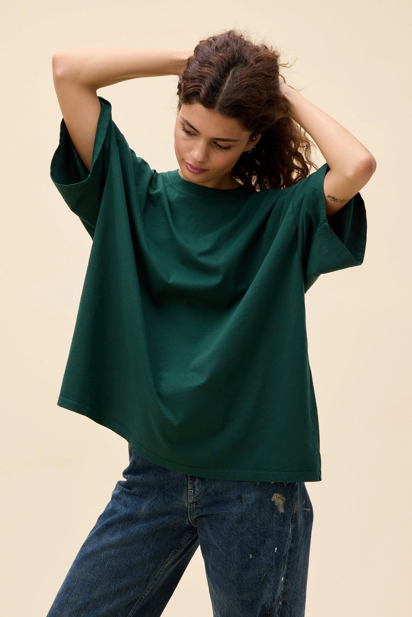 Solid One Size Tee In Pine