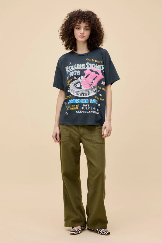 Rolling Stones 1978 American Tour Merch Tee